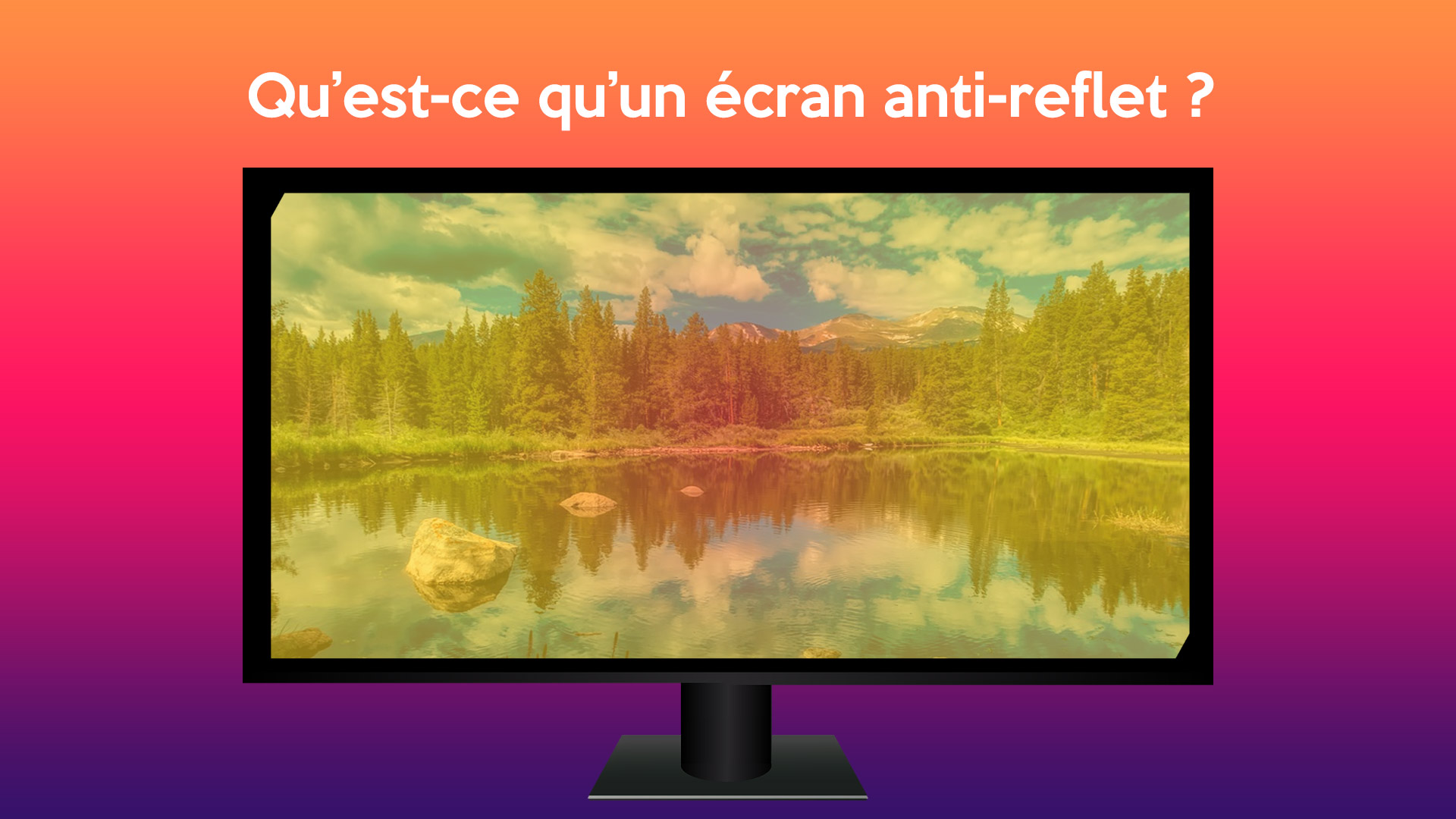 Écran anti-reflet